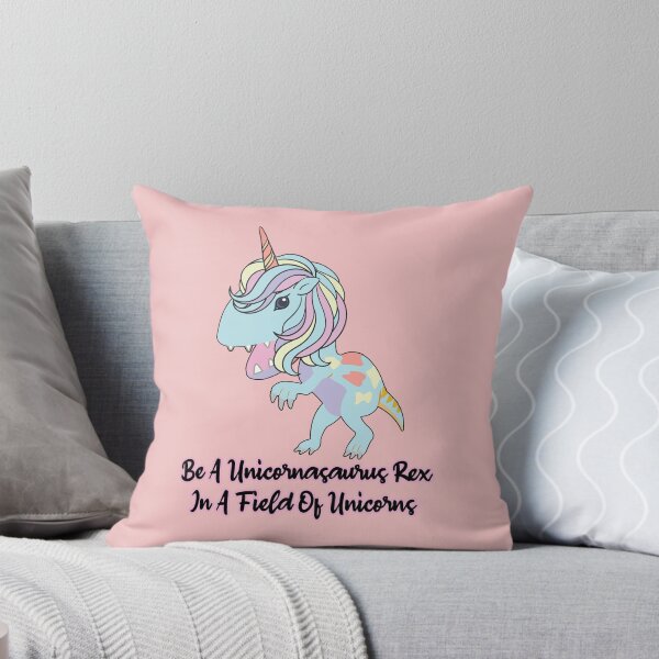 Item preview, Be a  unicornasaurus rex in a field of unicorns designed and sold by Feline Rockstars.