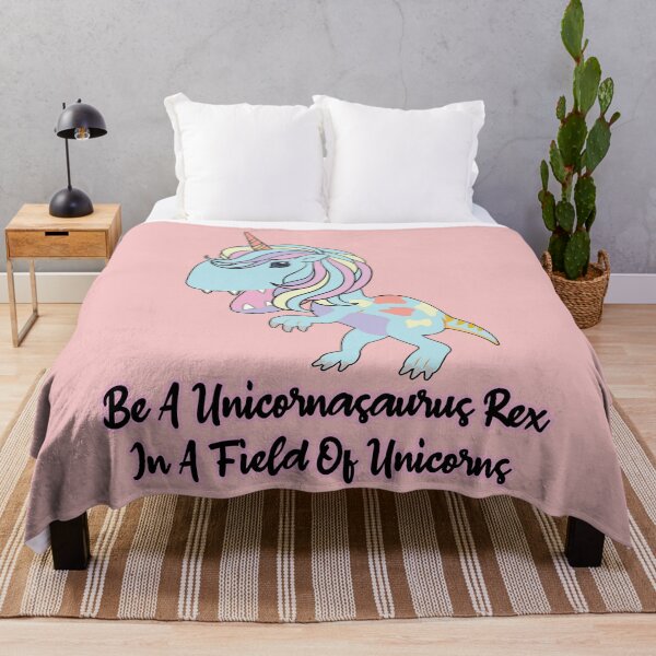 Item preview, Be a unicornasaurus rex in a field of unicorns designed and sold by Feline Rockstars.