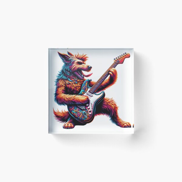 Item preview, Rockstar Pup: Electric Guitar Hero designed and sold by Prosser87.