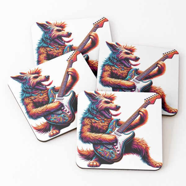 Item preview, Rockstar Pup: Electric Guitar Hero designed and sold by Prosser87.