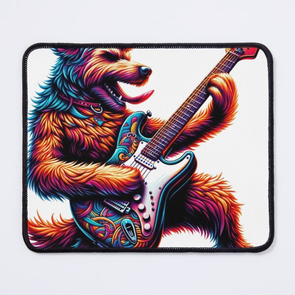 Item preview, Rockstar Pup: Electric Guitar Hero designed and sold by Prosser87.