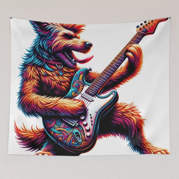 Item preview, Rockstar Pup: Electric Guitar Hero designed and sold by Prosser87.
