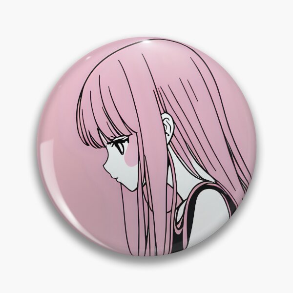 Item preview, Cute Pink Pastel Aesthetic Anime Girl on Computer designed and sold by vaporworld.