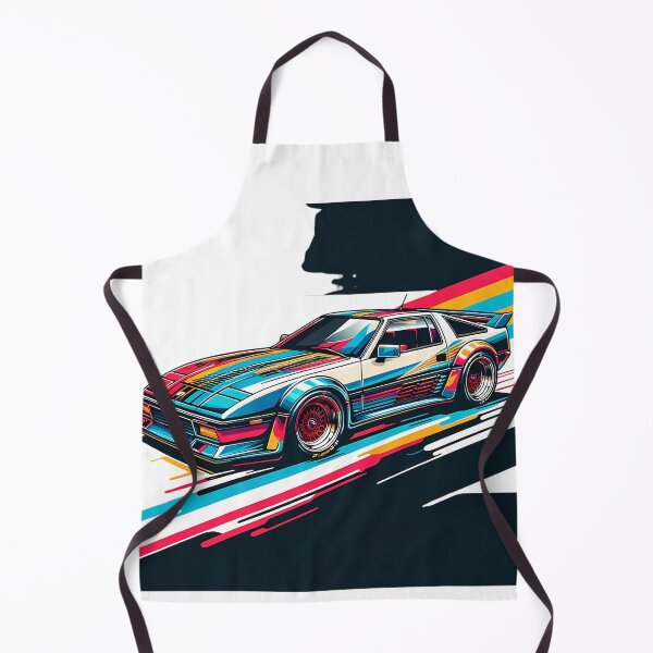 Item preview, Neon Speedster – Retro Futuristic Racecar designed and sold by M-ormin.