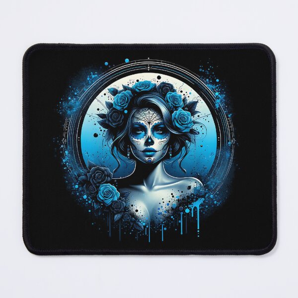 Item preview, Dia De Los Muertos La Catrina Blue designed and sold by Joyful-Park.