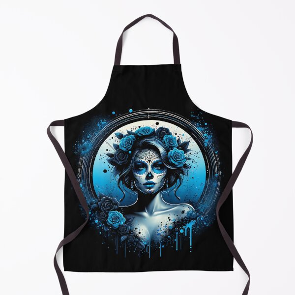 Item preview, Dia De Los Muertos La Catrina Blue designed and sold by Joyful-Park.