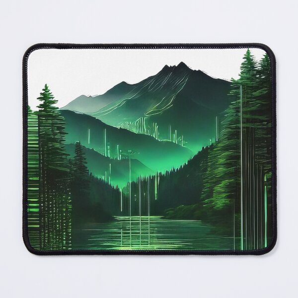 Item preview, Binary Matrix Landscape Sticker (940) designed and sold by WASjourney.