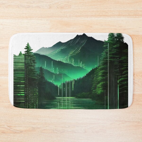 Item preview, Binary Matrix Landscape Sticker (940) designed and sold by WASjourney.