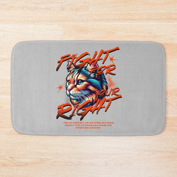 Item preview, Fight for your Right Cat designed and sold by INKNIK.