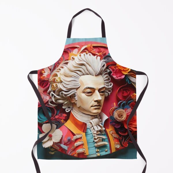 Item preview, Mozart, paper portrait designed and sold by jsebouvi.