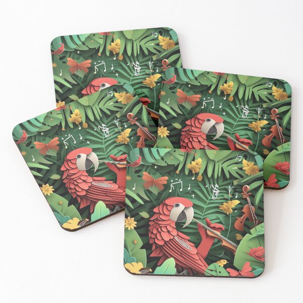 Item preview, Tropical Bird Symphony designed and sold by cute-animals99.