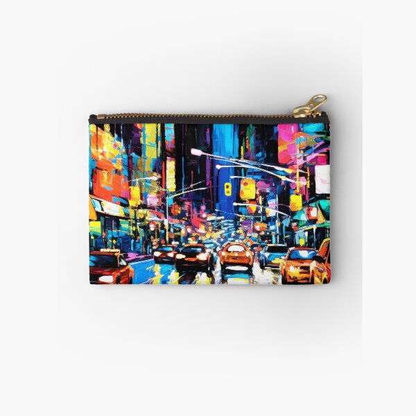 Item preview, Neon Nightscape: Abstract City Vibrance designed and sold by Cheeky Companions.