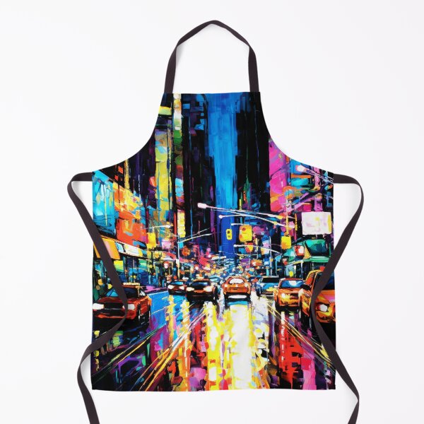 Item preview, Neon Nightscape: Abstract City Vibrance designed and sold by Cheeky Companions.