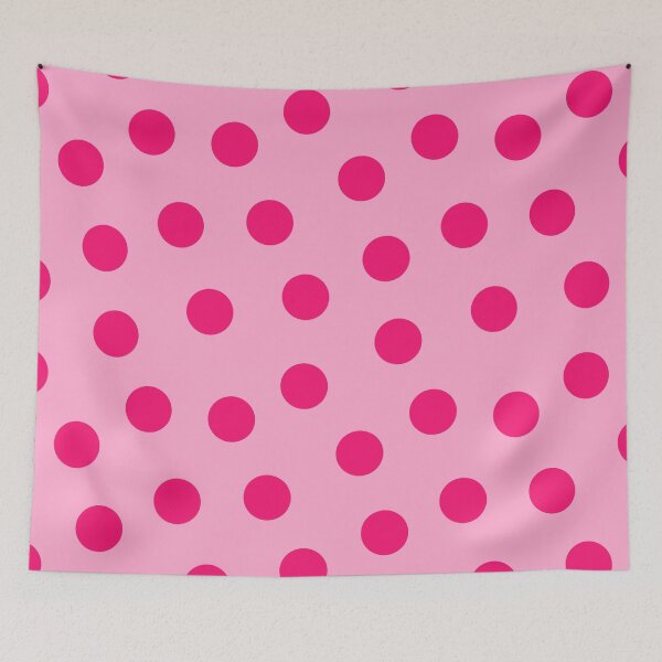 Item preview, Big Pink Dots on Pink Large Format designed and sold by CheriesArt.