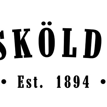 Artwork thumbnail, Örnsköldsvik Västernorrland Sweden Est. 1894 Black Letter Sverige by establishedwear