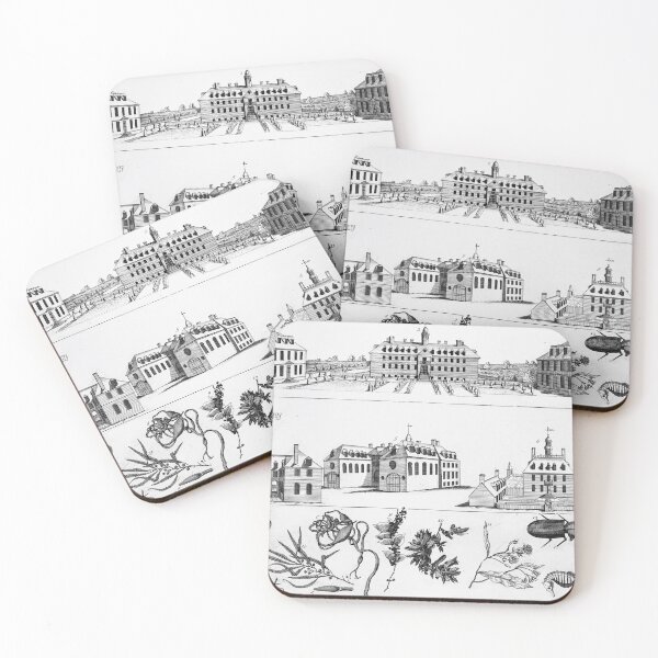 Item preview, Oldest Cities - Colonial Williamsburg, Virginia - Vintage Etching designed and sold by CulturalCurios.