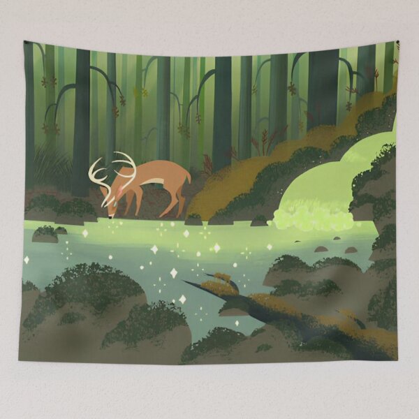 Item preview, deer  designed and sold by loveAndbusiness.