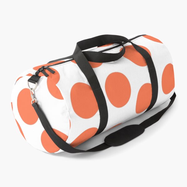 Item preview, Big Orange Dots on White Large Format Repeat designed and sold by CheriesArt.