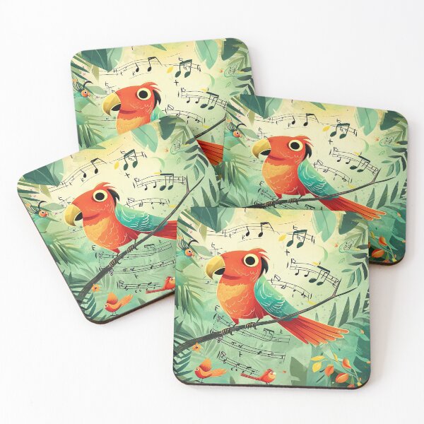 Item preview, Tropical Bird Symphony designed and sold by cute-animals99.