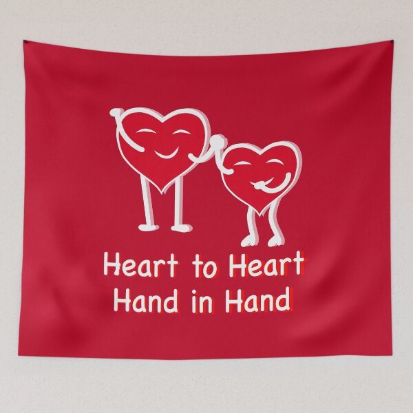 Item preview, Valentine couple Hearts -Heart to heart, hand in hand designed and sold by Whisky1111.