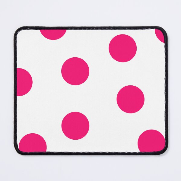 Item preview, Big Pink Dots on White Large Format Repeat designed and sold by CheriesArt.