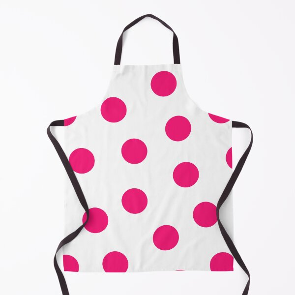 Item preview, Big Pink Dots on White Large Format Repeat designed and sold by CheriesArt.