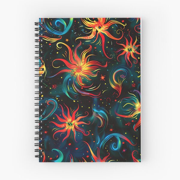 Item preview, Colorful Flowers in Cosmic Style Seamless Pattern designed and sold by Apkdesigner.