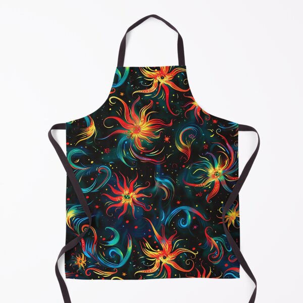 Item preview, Colorful Flowers in Cosmic Style Seamless Pattern designed and sold by Apkdesigner.