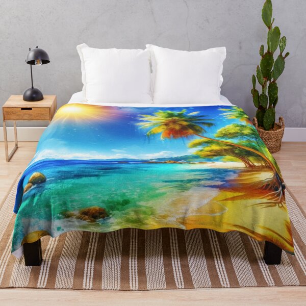 Item preview, Paraíso iluminado por el sol: felicidad en la playa tropical designed and sold by Prosser87.