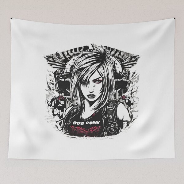 Item preview, Punk rock chick designed and sold by LorenzoArtZa.