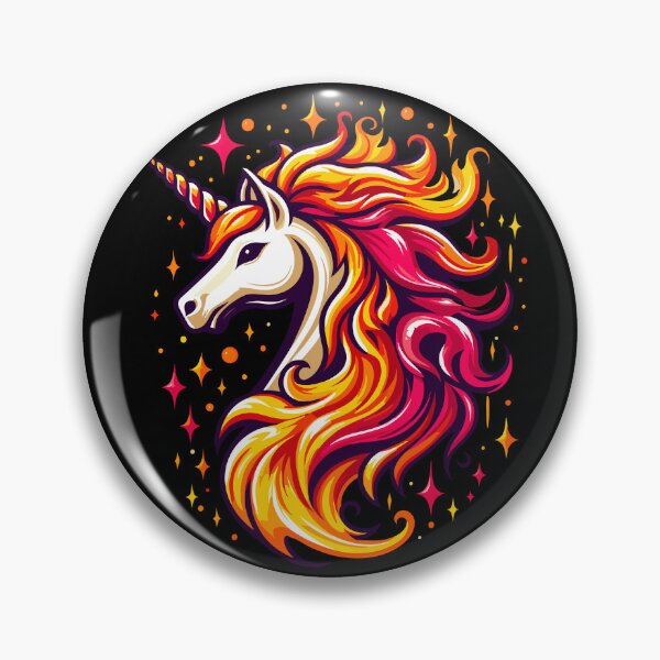 Item preview, Fire Unicorn designed and sold by Kawaii-n-Spice.