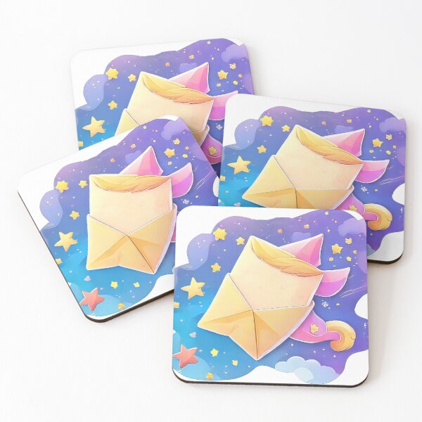 Item preview, Whimsical Night Sky Mail Decal (949) designed and sold by WASjourney.