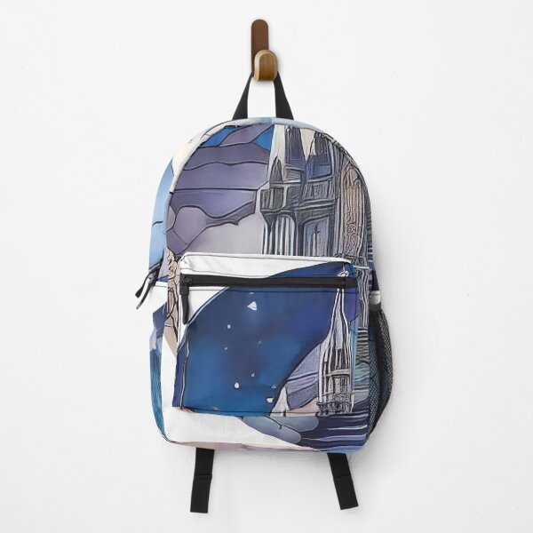 Item preview, Stunning Stained Glass Moon Sticker (950) designed and sold by WASjourney.