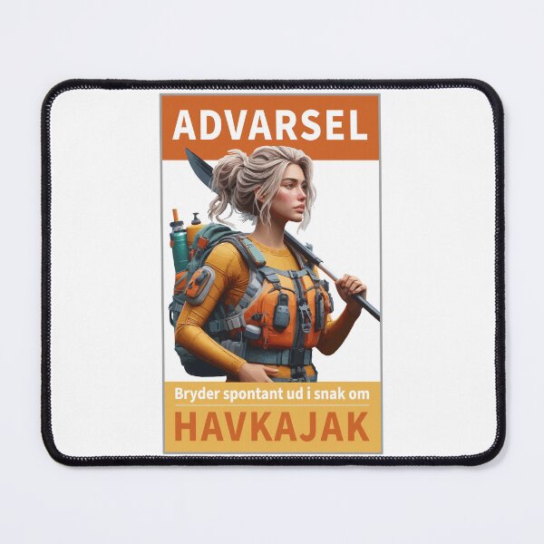 Item preview, Danish: Warning Advarsel designed and sold by Kajakfoto.
