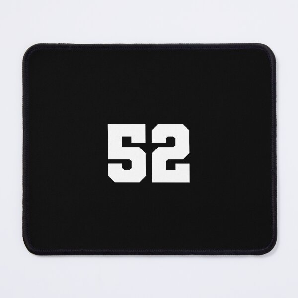 Item preview, 52, fifty-two, white, soccer league designed and sold by Numbers-Art.