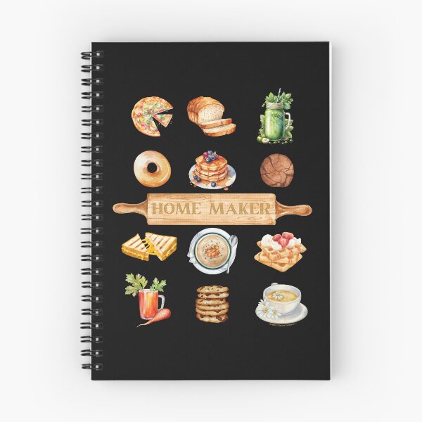 Item preview, Home Maker watercolor homeschool mama nourishing food healthy recipes eating stable love create designed and sold by CreativeCurious.