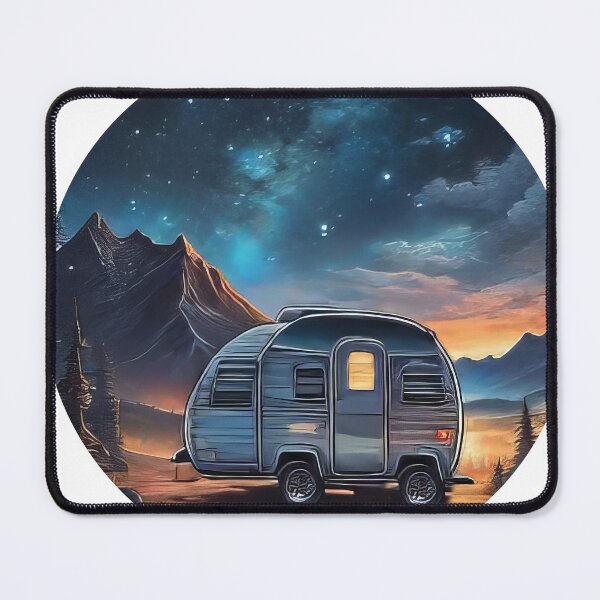 Item preview, Starry Night Camping Shirt Sticker (953) designed and sold by WASjourney.