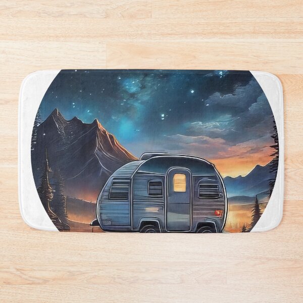Item preview, Starry Night Camping Shirt Sticker (953) designed and sold by WASjourney.