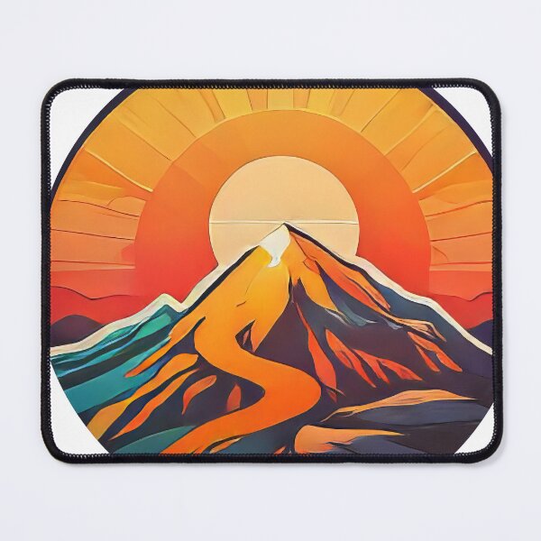 Item preview, Simplistic Mountain Sun Logo (954) designed and sold by WASjourney.