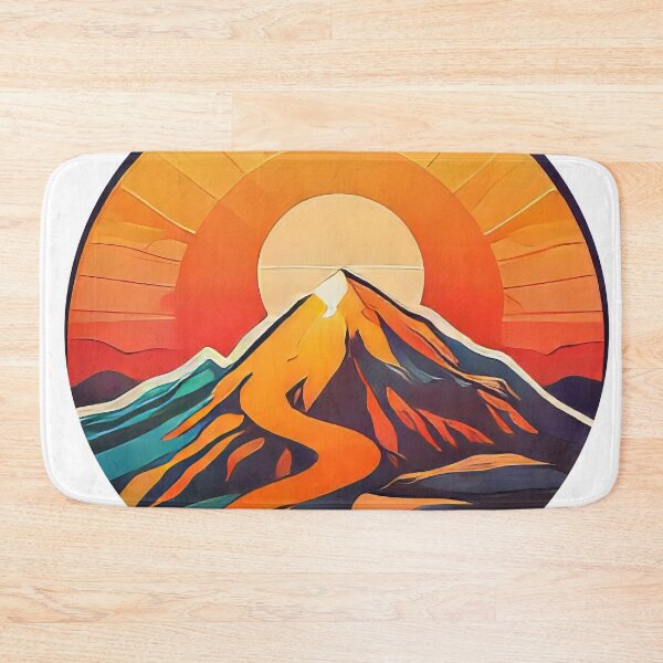 Item preview, Simplistic Mountain Sun Logo (954) designed and sold by WASjourney.