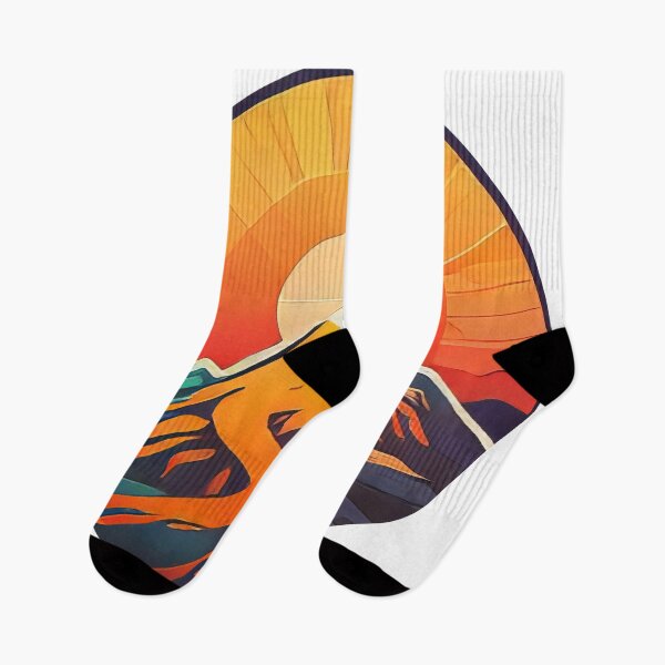 Item preview, Simplistic Mountain Sun Logo (954) designed and sold by WASjourney.