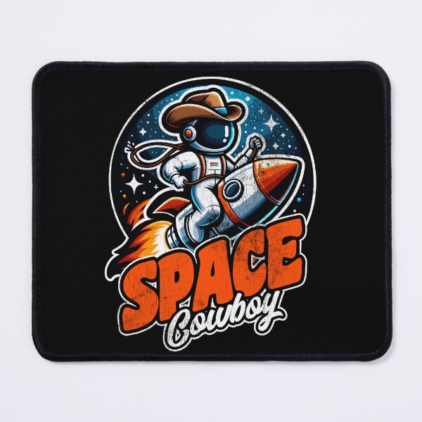 Item preview, Space Cowboy Astronaut on a Rocket designed and sold by DetourShirts.