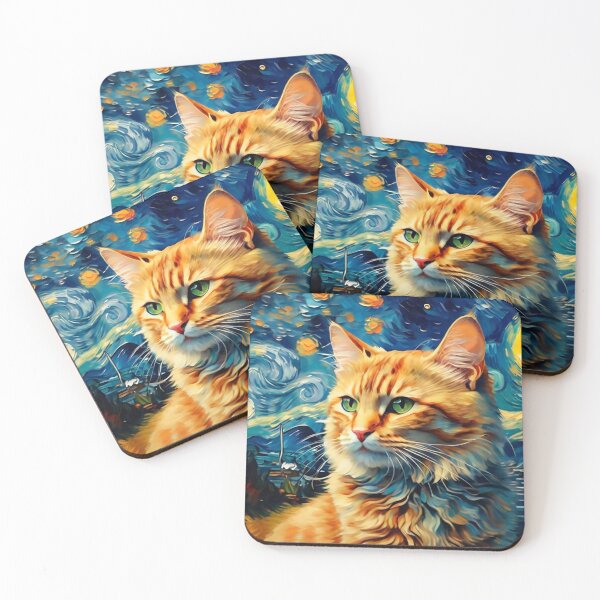 Item preview, The Feline Starry Night: A Tale of Meowsterpiece Resurgence designed and sold by OnlyClassicArt.