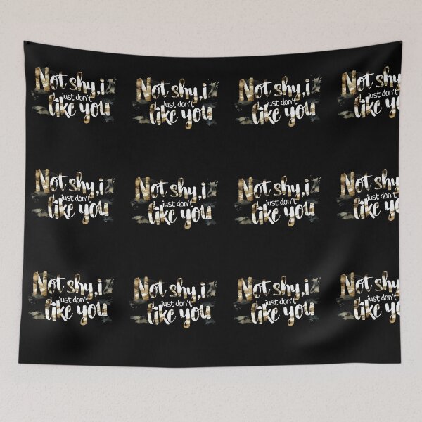 Item preview, Not shy, i just don´t like you : Pattern Design designed and sold by meowjourney.