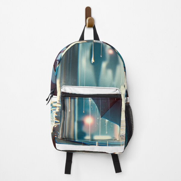 Item preview, A solitary figure with an umbrella in the rain, highlighted by streetlights. designed and sold by yasarstore.