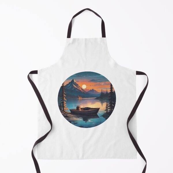 Item preview, Dusk Fishing Adventure Cartoon (959) designed and sold by WASjourney.