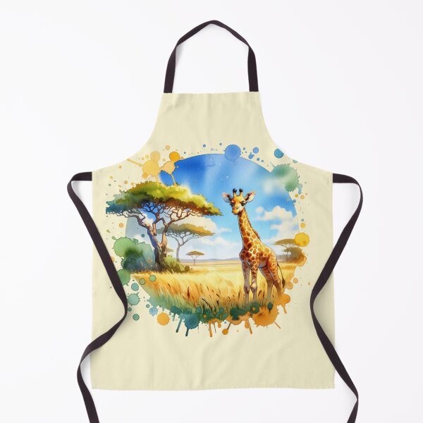 Artikelvorschau, Giraffen-Savanna-Spritzer entworfen und verkauft von critterpatchusa.