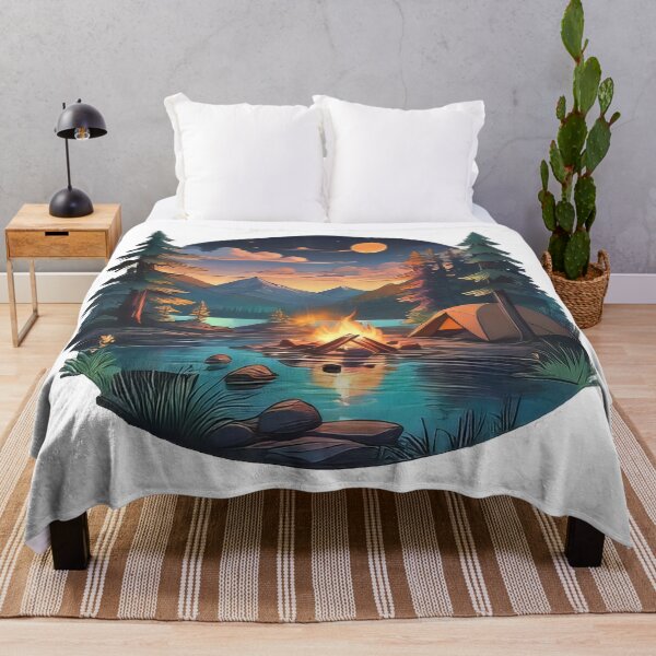 Item preview, Stylized Mountain Sunset Decal (961) designed and sold by WASjourney.