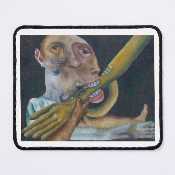Item preview, Nibbling - Collage Painting designed and sold by Corey Brown.
