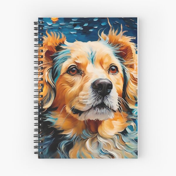 Item preview, The Canine Starry Night: A Tail of Paw-etry in Motion designed and sold by OnlyClassicArt.